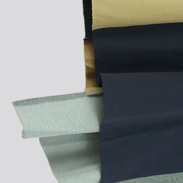 High waist jean skirt