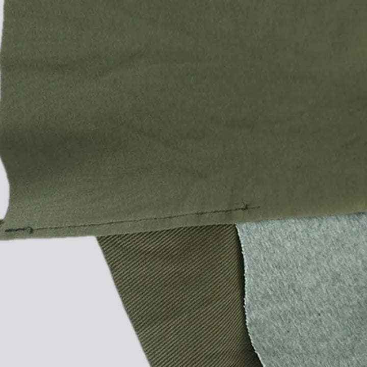 High waist jean skirt