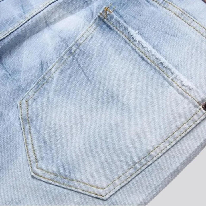Men's cloud-wash jeans
