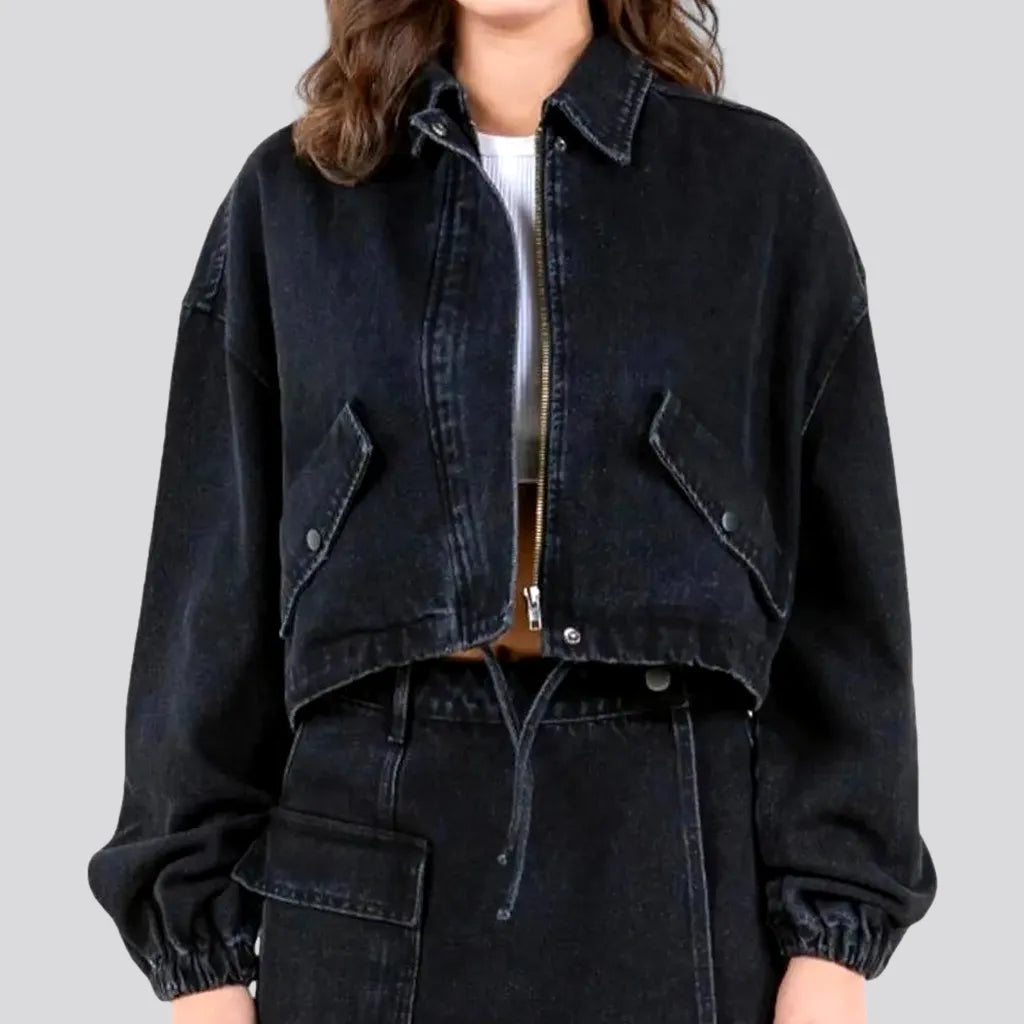 Vintage Stonewashed Women's Denim Jacket | Jeans4you.shop